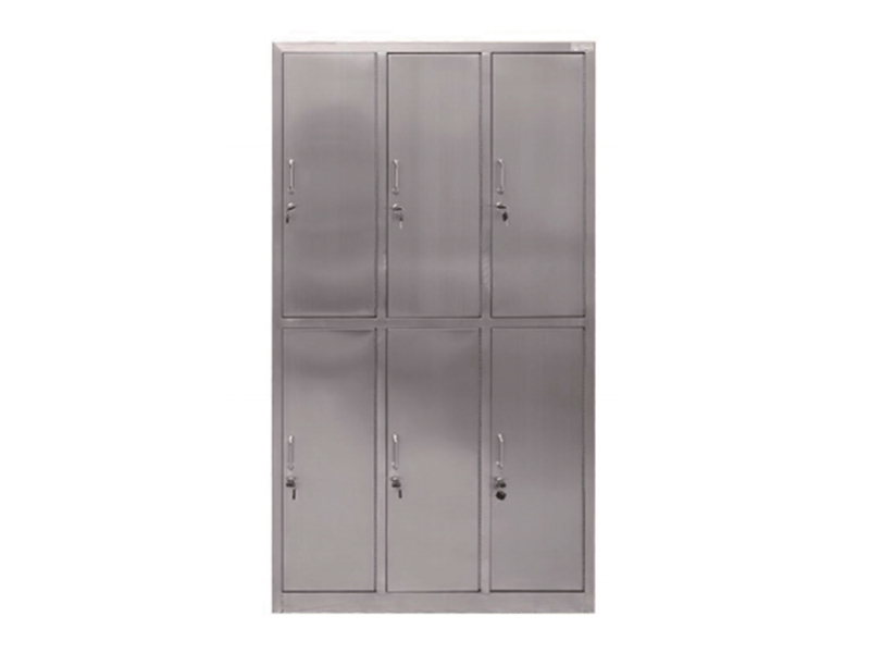[c7]不锈钢六门更衣柜